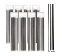 Vlecexs 48 Pezzi Ricariche per Matite da Carpentieri, Ricariche per Matite da 2.8 mm Nero, Ricariche Solide per Matite da Falegname Disegno e Architettura