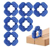 Vlecexs Distanziatore per Tavole di Decking, 6 Pezzi Distanziatore per Decking con 4 Spessori, Strumento di Spaccatura Preciso per Prato Garage Giardino Cortile Cantina Balcone Parco Capannone, Blu