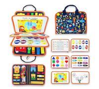 Vlecexs Montessori Pannello Sensoriale Coperte 91 Giocattoli Apprendimento Sensoriale Bambini Ragazzi Ragazze 1 2 3 4 Anni Educazione Giocattoli Turistici Numeri Lettere Forma Dipinto