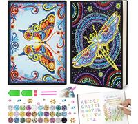 Vlecexs Regalo Bambina 6 7 8 9 10 Anni Femmina, Diamond Painting Bambini Diario Segreto Bambina 5 10 11 12 Anni Regali Compleanno Giochi Bimba Kit Lavoretti Creativi Bambini Giocattoli Pittura Set
