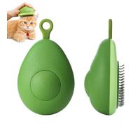 Vlecexs Spazzola per Peli di Gatto, Spazzola Autopulente per Peli di Animali Domestici a Forma di Avocado, Pettine Massaggiante per Peli-di Gatti e Cani