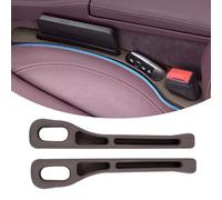 VLEDARLING 2 Pezzi Car Seat Gap Organizer per Lato Sedile Auto, Tasca Della Console Del Sedile Anteriore, Organizzatori di riempimento Fessure Auto, Organizer per seggiolino auto (Marrone)