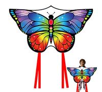 VLEDARLING Aquilone Farfalla per Bambini e Adulti, Colorato e Facile da Far Volare, Stringa 100m, Linea Singola per Bambini dai 3 Anni in Su