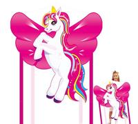 VLEDARLING Aquilone per Bambini e Adulti, Aquilone Unicorno, Aquiloni per i Bambini, Aquiloni Colorati, Aquilone Facile da Far Volare, Aquilone per Principianti, con Linea di Kite da 100M