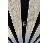 Vleugel Clip a Vite M5 per Pannelli acustici, Pannelli acustici, Filettatura Interna, Distanza da 13 a 15 mm tra Le lamelle, Inclusa Vite M5 da 20 mm, 2 Pezzi