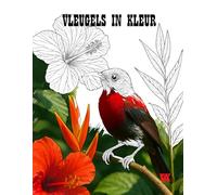Vleugels in Kleur: Een Vogel Kleurboek: Ontdek 50 unieke vogelillustraties met rustgevende zwarte pagina’s ertussen voor een ontspannen kleurervaring.