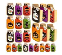 VlHpnpe 24Pcs Festival Halloween Treat Box Piacere Partito Candy E Scatola Regalo Con Motivo Inquietante Per Evento Famiglia Assortito Party Pack