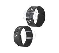 VlHpnpe Braccialetti da polso glitterati da 2 | Accessorio per avvolgere le damigelle d ' onore per feste matrimonio, damigelle d ' onore e abiti per banchetti