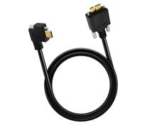 VlHpnpe Cavo interfaccia da Pannello USB B da Tipo, Micro3.0male strai | Connettori a vite sicuri, lunghezza 1 m per lavori installazione del controllo della macchina