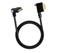 VlHpnpe Cavo per Montaggio a Pannello da Tipo C a USB, Micro3.0male Right | Collegamento dati con fissaggio a vite, 5 Gbps, routing del dispositivo integrato nel chiosco Utilizzo