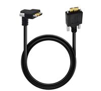 VlHpnpe Cavo per Montaggio a Pannello da Tipo C a USB, Micro3.0male strai | Collegamento dati con fissaggio a vite, 5 Gbps, routing del dispositivo integrato nel chiosco Utilizzo