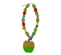 VlHpnpe Collana con ciondolo a forma di frutta colorata con dopamina, con perline di legno per emozioni positive, migliora il piacere grazie alla collana con dopamina con dettagli artistici, One Size