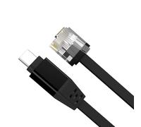 VlHpnpe Convertitore Ethernet amichevole da USB C a RJ45 ad alta velocità Adattatore Internet affidabile per smartphone Tablet Utilizzare materiali TEP Adattatore Ethernet di tipo C