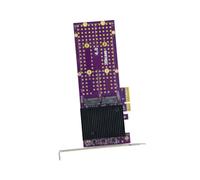 VlHpnpe Scheda aggiornamento NVMe Desktop Builder | Scheda espansione SSD PCIe per crescita dello storage interno, utilizzo workstation e, pacchetto