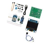 VlHpnpe Scheda Progetto della qualità ' della Temperatura, | Set assemblaggio PCB da 5 V per lezioni elettronica hobbistica e pratica allarmi con cicalino