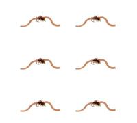 VlHpnpe Set da Pesca a Mosca con Testa Perline in Rame da 6 con Gancio Curvo Che migliora la velocità aggancio