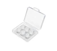 VlHpnpe Set di 3 gommini per orecchie in morbido silicone trasparente, design con riduzione del rumore, per una vestibilità sicura e confortevole e una trasparenza uditiva in silicone liquido