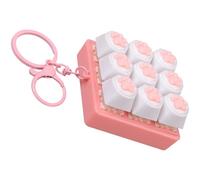 VlHpnpe Tastiere tranquille Giocattolo Per Tastiere Antistress Cliccando Per Ufficio Scuola Viaggio Portachiavi Per Gli Uomini E Le Donne Tester Meccanico