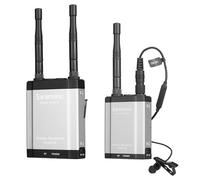 Vlink2 Kit 1 sistema di microfoni lavalier wireless da 2,4 GHz con Talkback IFB, ricevitore a doppio canale, DK3 Lav, custodia rigida a prova di acqua/urti e altro