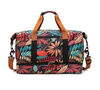 Vllcsla Borsa da Palestra con Portascarpe Nella Parte Inferiore 33.84L Borsone Sportivo Grande, Borsone da Viaggio Uomo Borsa per il Fine Settimana da Nuoto con Tasca Bagnata, Resistente all'usura