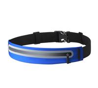 Vllcsla Marsupio Running Cintura da Corsa con Cinturino Elastico Regolabile, Impermeabile Cintura Fitness Uomo per Attività all'Aperto, Marsupio da Corsa Grande Capacità per Telefono Inferiore a 7"