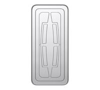 Vllentin Vaschetta di Raccolta Condensa A/C Antiruggine con Tubo di Scarico,Vaschetta Raccogligocce Universale per Condizionatore d'Aria,201 Acciaio Inossidabile,per unità Interna Esterna