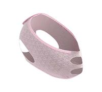 Vllold Bande per sollevamento del mento, modellante per viso, doppia fascia per mento a V, regolabile, elimina doppio mento, traspirante, riutilizzabile per viso, collo e mento