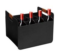 Vllold Portabottiglie da 12 bottiglie, Borsa portabottiglie da 12 bottiglie - Portabottiglie di vino,Borsa pieghevole per vino, custodia per bottiglia di vino, borsa per vino per campeggio da viaggio