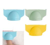 Vllold Strumento per cucire i bordi, righello da 3/4 mm, righello da in silicone, ago multifunzione per lavorare a maglia per macchine da cucire con cuciture dritte e curve