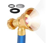 Vllold Ugello spruzzatore per tubo flessibile - da giardinaggio regolabili | Ugello di fissaggio per spruzzatore | per lavaggio auto animali domestici doccia irrigazione pulizia prato