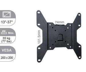 VLMW1337 Vivolink Pro Small Wall Mount, Max 35 kg, Up to VESA 200 x 200