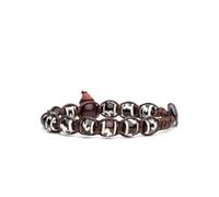 VLNET Bracciale originale tibetano con pietra naturale GZI Green Tara e Calabash in legno.Unisex.Misura regolabile. Benedetto dai Monaci Tibetani.