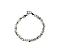 VLNET ® | Bracciale Spadarella Unisex | Argento 925 con Pepite da 6 mm | Lughezza 17 cm | Fatto a mano in Italia
