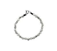 VLNET ® | Bracciale Spadarella Unisex in Argento 925 con Pepite da 6 mm | Lunghezza 19 cm | Fatto a Mano in Italia
