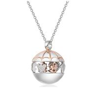 VLNET ® | Collana Lunga Chiama Angeli Argento 925 | Collezione Roberto Giannotti | Un angelo per la vita! | Fatto a mano in Italia | Modello Carousel