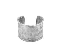 VLNET ® | Vestopazzo bracciale aperto semi rigido | effetto marmo | Altezza 5 cm | alluminio 100% riciclato| misura regolabile tg unica | lavorazione artigianale