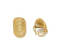 VLNET ® | Vestopazzo collana - bracciale - anello - orecchini | multilinee intrecciate, spirale, cerchi, bangle | ottone 100% riciclato | lavorazione artigianale (Anello)