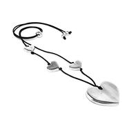 Vlnet® | Vestopazzo collana con cuori | alluminio 100% riciclato | lavorazione artigianale | nickel tested | AL04175