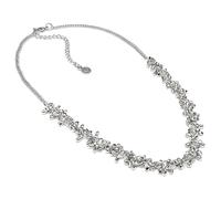 VLNET ® | Vestopazzo collana mogra | placcata in argento - ottone | lavorazione artigianale | lunghezza regolabile | nickel tested (placcata argento gocce)