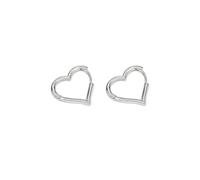 Vlnet® | Vestopazzo orecchini piccoli cuori | Diametro 2 cm circa | Placcato argento| lavorazione artigianale | Nickel tested