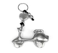 VLNET Vestopazzo portachiavi vespa in alluminio 100% riciclato.Fatto a mano.