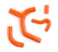 VLOCEMNYE Kit del Tubo Flessibile del Refrigerante del Radiatore del Silicone Adatto per K TM 450 EXC-R 2008-2011 Arancia