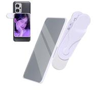 Vlog the Phelle Telefono Classe Clip -On Reflector, Strumento Mirror Ad Alta Definizione | Portable Washing Glass per La Raccolta Di Appuntamenti Fotografia, Front Camera Moder Con Clip per I Social M