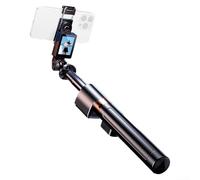 Vlog - Treppiede per selfie, regolabile, risoluzione HD 1080p, connettività wireless, per selfie/live/registrazione video/viaggi