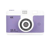 VLogging Camera, Fotocamera Digitale 16x Zoom Digitale Zoom da 2,4 Pollici IPS Filetto Schermo Hd OTG Fidelity Wireless Mp3 1080p 50mp Hd con Giochi per il Matrimonio (PURPLE)