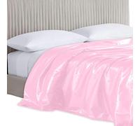 VLYX Lenzuolo PVC Impermeabile e Antimacchia - Copertura Resistente per Massaggi, Spa, Tappezzeria e Fai-da-Te (Rosa 200x220)