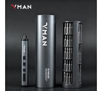 VMAN S2 MAX Set di cacciaviti elettrici di precisione con coppia a 5 velocità Cacciavite ricaricabile fai-da-te da 3,7 V Strumento di riparazione per smontaggio iPhone