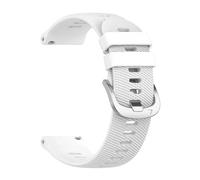 VMBVBHMDF 20 22mm cinturino in silicone diagonale universale adatto for Samsung Gear S3 Frontier/Galaxy Watch 6/5/4/cinghia di ricambio attiva 2/46mm(White,20MM)