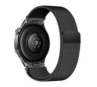 VMBVBHMDF Cinturino ad anello universale Milano a sgancio rapido da 22 mm 20 mm, adatto for Samsung Galaxy Watch 7 6 5 4 40 mm 44 mm Cinturino di ricambio(Black,22mm)