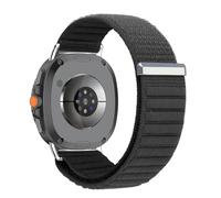 VMBVBHMDF Cinturino in nylon ad anello for Samsung Galaxy Watch 8 46mm Classic regolabile braccialetto di ricambio Watch 8 44mm/40mm Band Accessories(Black)